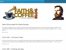 Tablet Screenshot of faithandcoffee.com